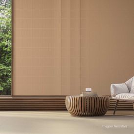 Porcelanato Decorado Matte/lux 20x20cm Marrom - Portinari Nuances da Natureza Areias Dec 2 No Mlx Bold